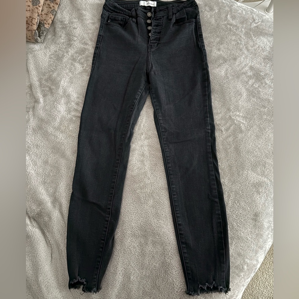 Stylish Black High Rise Women's Jeans
